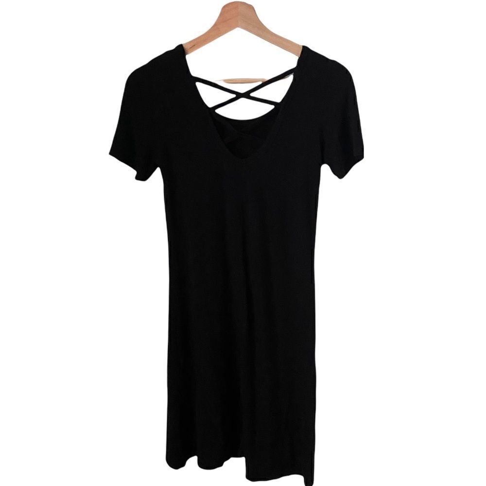 Olivia Rae Basic Black Mini Dress in Size XS